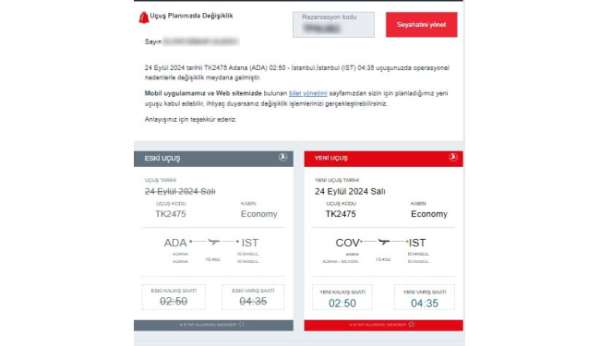 Adana Havalimanı'nın 'ADA' kodu artık tarih oldu