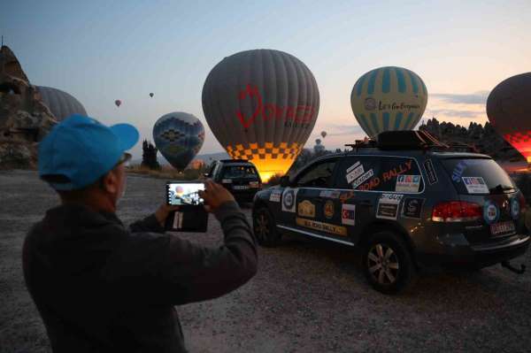 Doğu Batı Dostluk ve İpek Yolu Rallisi Kapadokya'ya ulaştı