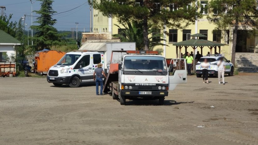 Tekkeköy Belediyesi'nde 10 araca haciz