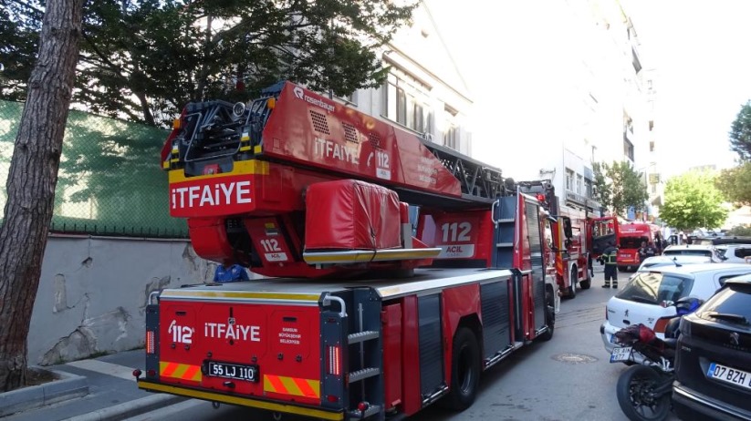 Astsubay gazinosunda yangın paniği