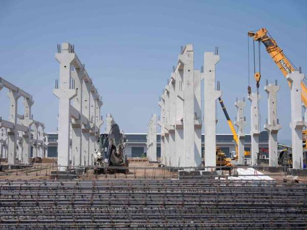 Sanayi sitesi hızla ilerliyor