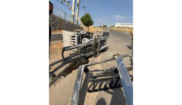 Siirt OSB'de forklift kazası: 1 yaralı
