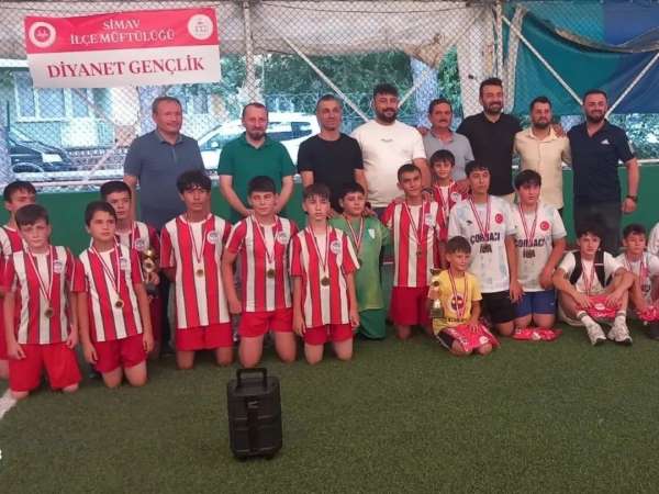 Simav'da Yaz Kur'an Kursları arası futbol turnuvası