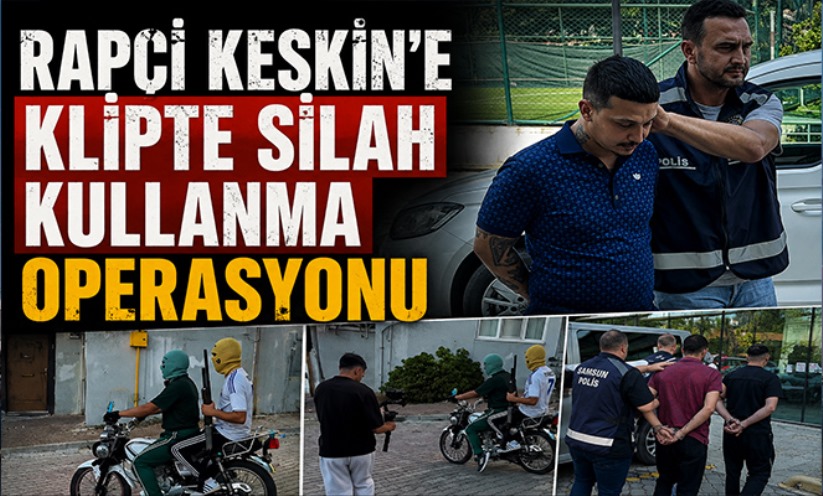 Rapçi Keskin mahkemece serbest bırakıldı
