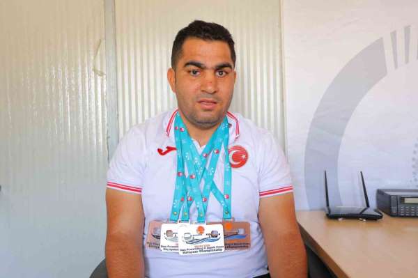 Kahramanmaraşlı görme engelli sporcu Avrupa Şampiyonası'ndan 4 madalyayla döndü