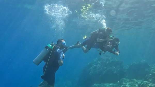 Su altının renkli dünyası, Marmaris'e dalış turizmiyle hayat veriyor