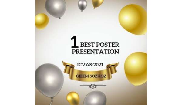 OMÜ Veteriner Fakültesi'ne ICVAS 2021'de 'En İyi Poster Ödülü'