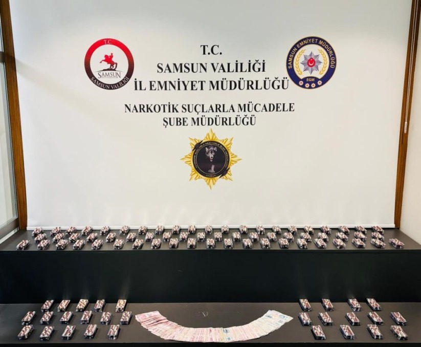 Samsun'da uyuşturucu operasyonu: 3 gözaltı