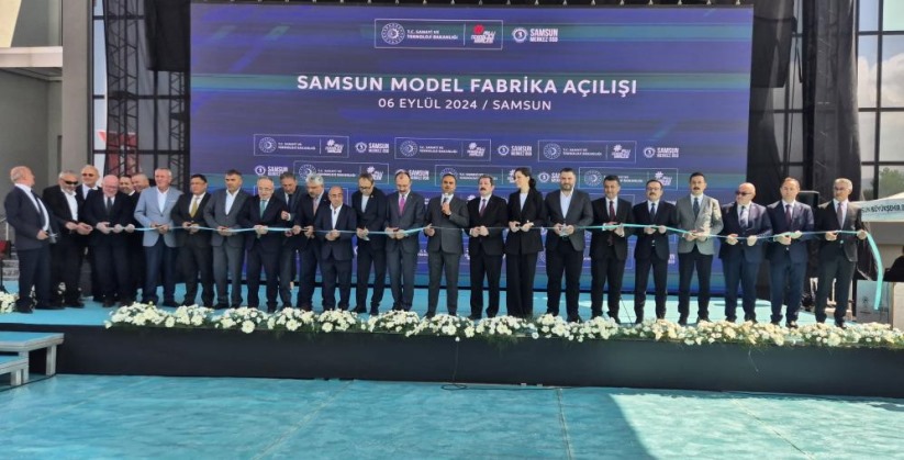 Türkiye'deki 10'uncu 'model fabrika' Samsun'da açıldı