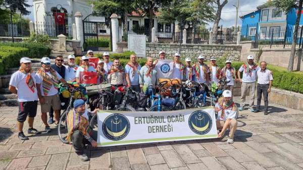 Domaniç Hayme Ana Türbesi'nden Söğüt Ertuğrul Gazi Türbesine bisikletlerle gidecekler