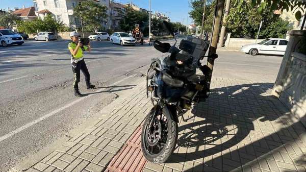 Karaman'da motosiklet kazası: 1 yaralı