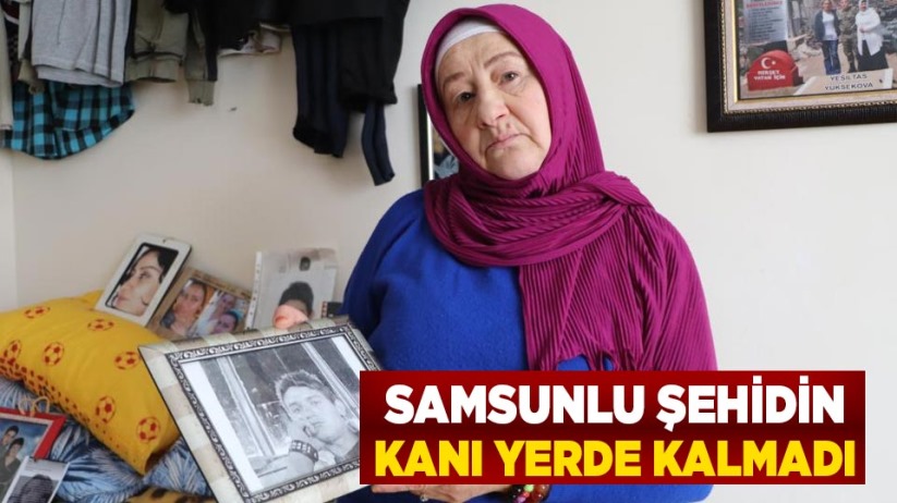 Samsunlu şehidin kanı yerde kalmadı, ailesi sevinç gözyaşı döktü