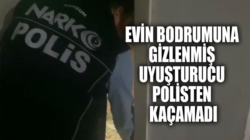 Samsun'da 183,8 gram uyuşturucu ele geçirildi