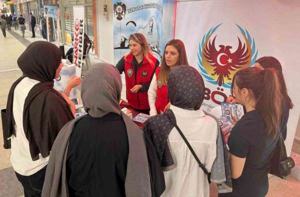 Erzincan'da üniversite öğrencilerine terörle mücadele bilgilendirmesi