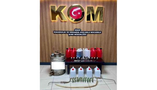 Sinop'ta sahte alkol operasyonu:1 gözaltı