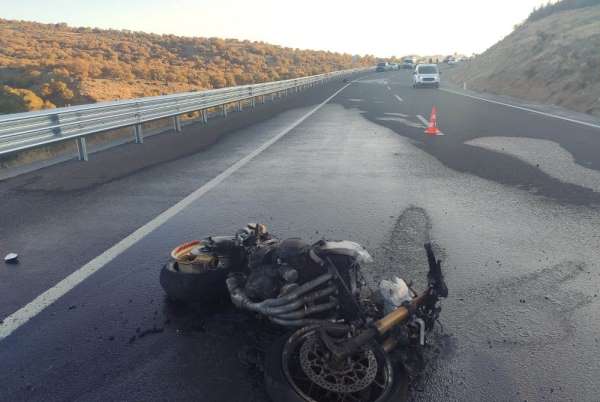Konya'da motosiklet kazası: 1 ölü, 1 yaralı