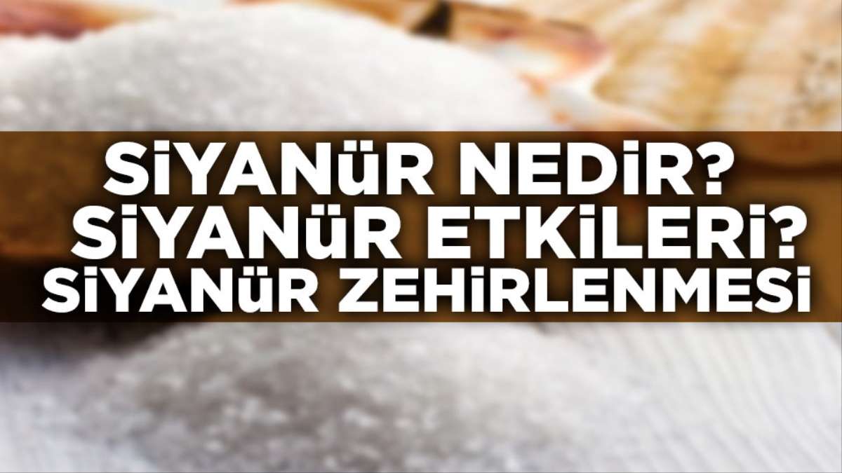 Siyanur Nedir Etkileri Nelerdir Siyanur Zehirlenmesi