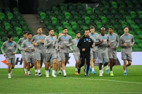 Trabzonspor, Krasnodar maçı hazırlıklarını tamamladı 