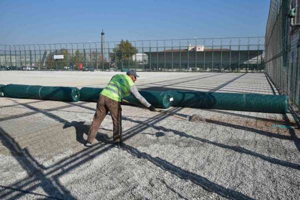 Atıcılar'da 3 nolu saha yenileniyor