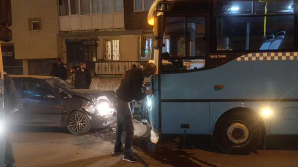 Erzurum'da trafik kazası: 1 yaralı