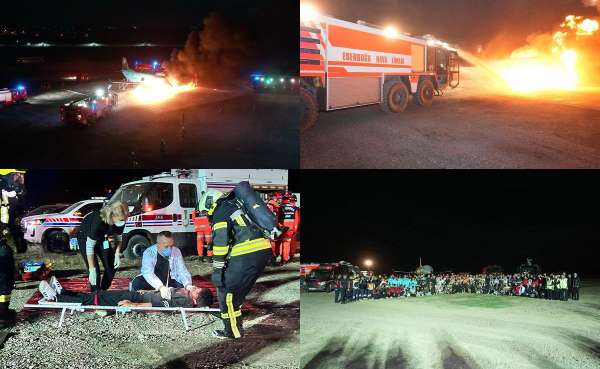 DHMİ'den nefes kesen tatbikat: Uçak kazası ve arsenik alarmı