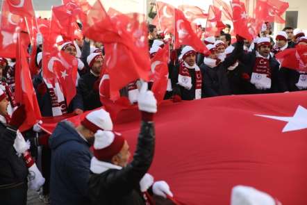 Mardin'de Sarıkamış şehitleri için anma