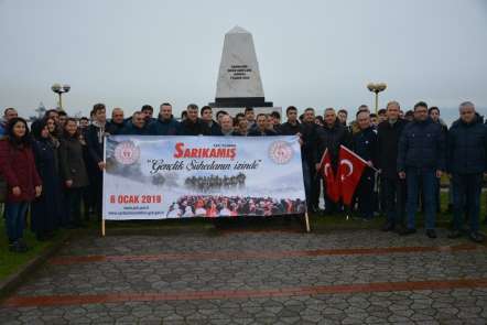 Sarıkamış Şehitleri için anma yürüyüşü yapıldı