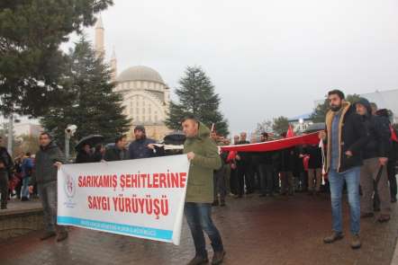 Bingöl'de 'Sarıkamış Şehitlerine Saygı Yürüyüşü'