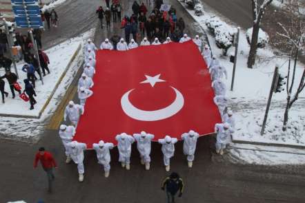 Uşak'ta Sarıkamış şehitleri anıldı