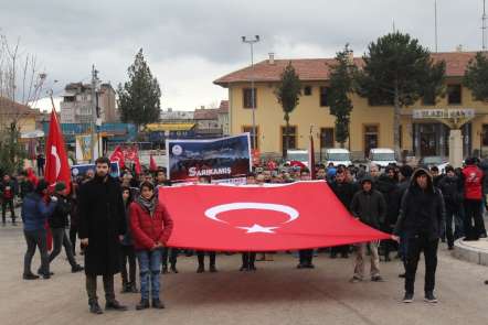 Elazığ'da 'Sarıkamış Şehitlerine Saygı Yürüyüşü'