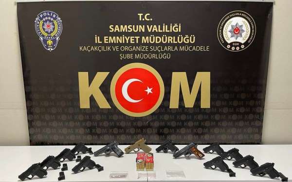 Samsun'da silah ticareti operasyonu: 6 gözaltı
