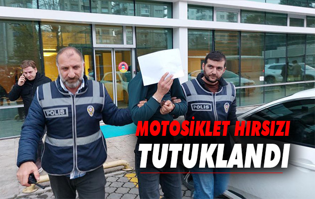 Samsun'da motosiklet hırsızı tutuklandı