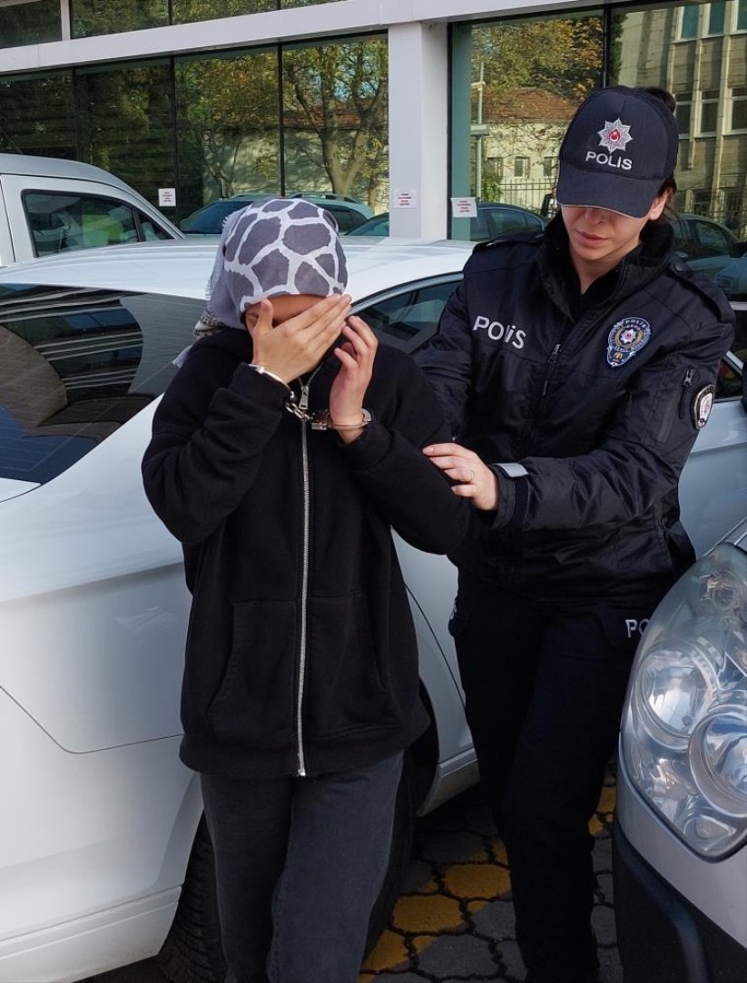 Gasp tuzağından 18 yaşındaki yabancı kız tutuklandı