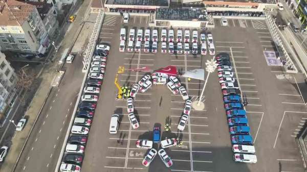 Amasya'da emniyet ve jandarma teşkilatına 71 yeni araç