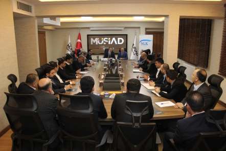 Gaziantep Sosyal Güvenlik İl Müdürlüğünden MÜSİAD'a ziyaret 