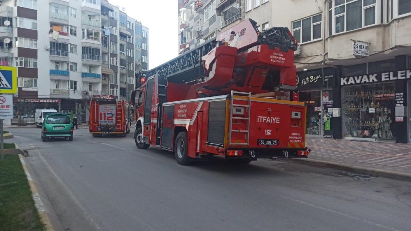 Samsun'da ekipleri harekete geçiren olay!