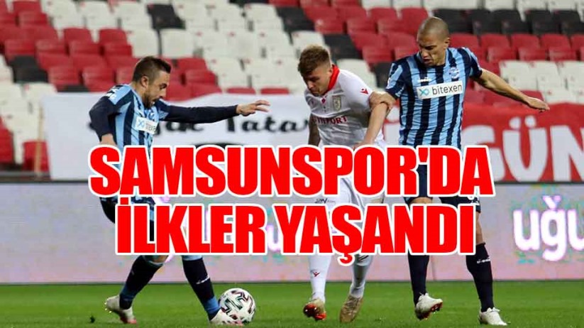 Samsunspor'da İlkler Yaşandı