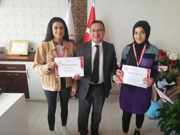 Başarılı sporculardan Başkan Kazgan'a ziyaret