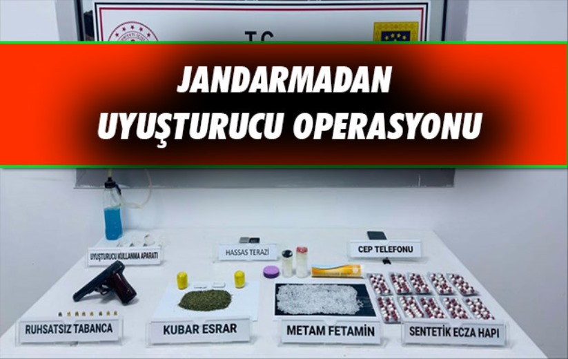 Samsun'da Jandarmadan uyuşturucu operasyonu