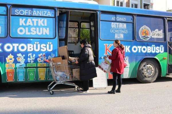 Atakum'da atıklar geri dönüşüme kazandırılıyor