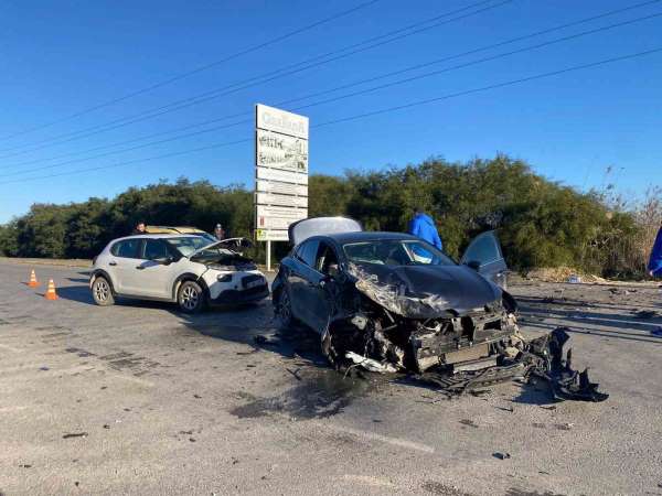 Antalya'da zincirleme kaza: 2 yaralı