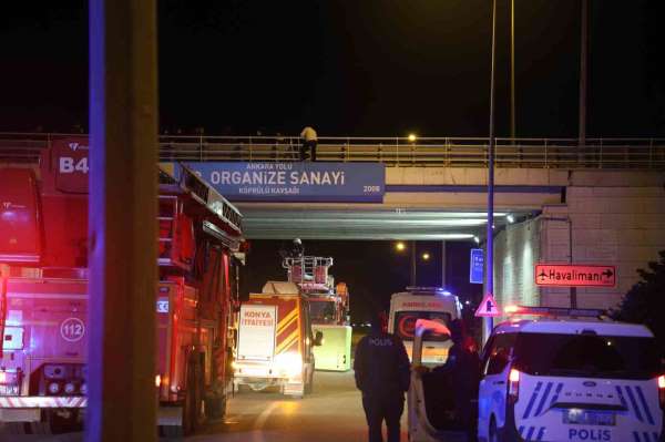 Çevre yolunda trafik akışına intihar girişimi engeli