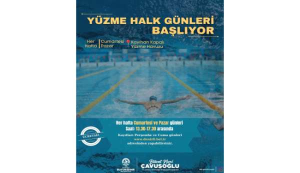Denizli Büyükşehir yüzme tutkunlarını mutlu edecek