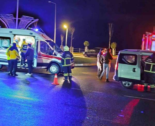 Ordu'da iki araç çarpıştı: 2 yaralı