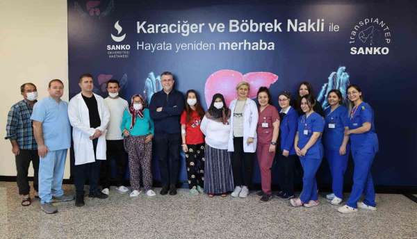 SANKO Üniversitesi Hastanesi'nde üç hasta kadavradan böbrek nakliyle yaşama tutundu