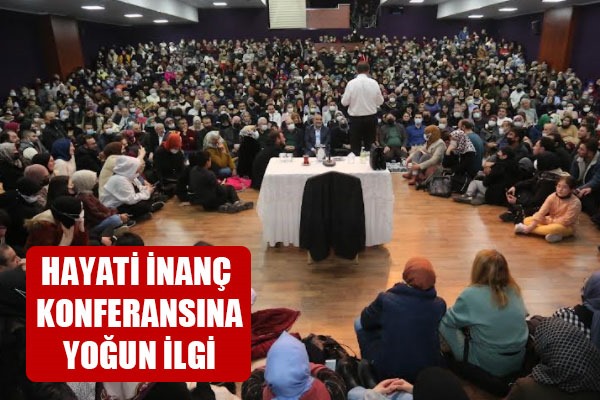 Canik'te Hayati İnanç konferansına yoğun ilgi