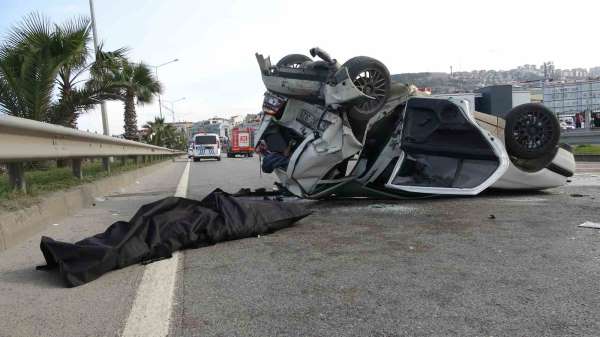Trabzon'da sahil yolunda kaza: 1 ölü, 4 yaralı