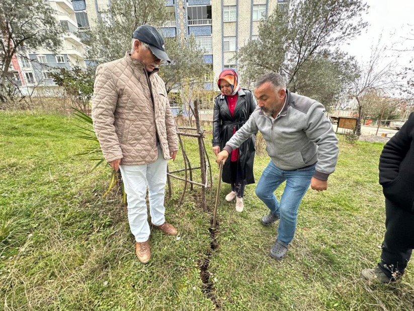 Samsun'da inşaat temel kazısında tedirgin eden görüntü