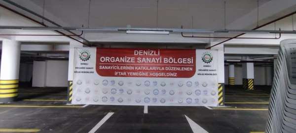 Denizli OSB 3 bin üniversite öğrencisini geleneksel iftar sofrasında ağırlıyor