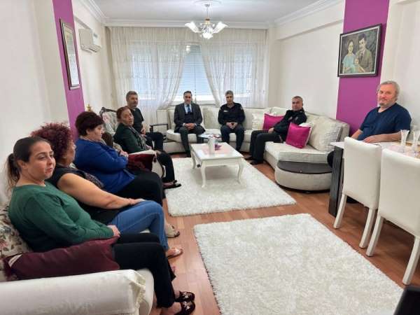 Kaymakam İlyas Memiş şehit ailelerini ziyaret etti